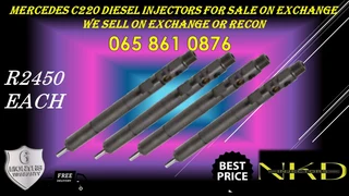 Mercedes C220 Diesel Injectors For Sale On Exchange Or To Recon With Warranty