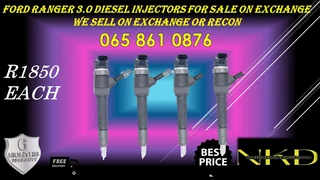 Ford Ranger 3.0 Diesel Injectos For Sale Or To Recon