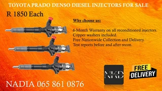 Toyota Prado Diesel Injectors For Sale On Exchange Or Recon