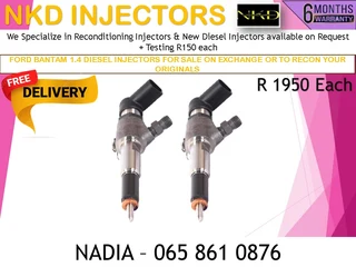 Ford Bantam 1.4 Diesel Injectors For Sale On Exchange With 6 Months Warranty