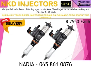 Isuzu 4hk1 Diesel Injectors For Sale On Exchange With 6 Months Warranty