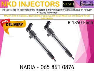 Mazda Cx5 2.2 Bk Diesel Injectors For Sale On Exchange Or To Recon