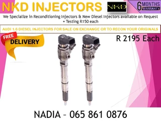 Audi 1.6 Diesel Injectors For Sale Or To Recon