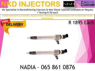 Ford Ranger 2.2 Diesel Injectors For Sale On Exchange Or To Recon