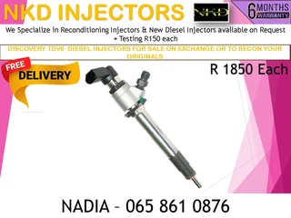 Discovery Tdv 6 Diesel Injectors For Sale Or To Recon