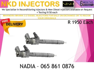 Mahindra Mhawk Diesel Injectors For Sale On Exchange Or To Recon
