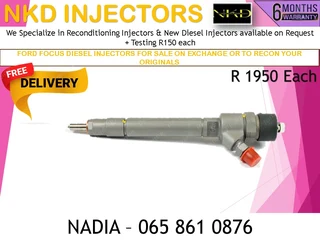 Ford Focus Diesel Injectors For Sale On Exchange With 6 Months Warranty