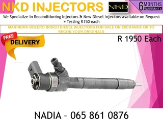 Mahindra Bolero Diesel Injectors For Sale Or To Recon