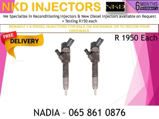 Renault 1.9 Diesel Injectors For Sale On Echange Or To Recon