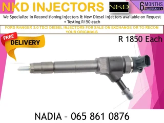 Ford Ranger 3l Tdci Diesel Injectors For Sale Or To Recon