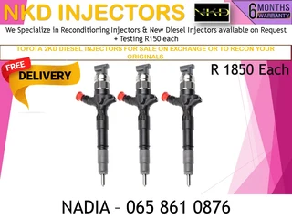 Toyota 2kd Diesel Injectors For Sale On Exchange With 6 Months Warranty
