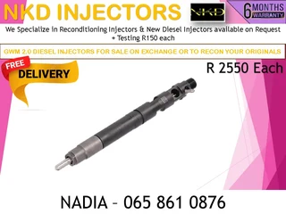 Gwm 2.0 Diesel Injectors For Sale On Exchange Or To Recon