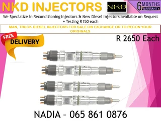 Man Truck Diesel Injectors For Sale Or To Recon