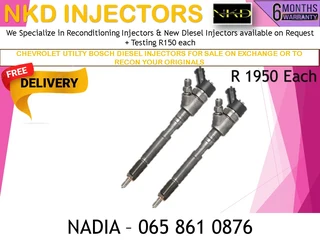 Chevrolet Utility (bosch) Diesel Injectors For Sale On Exchange With 6 Months Warranty