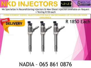 Ford Everest Diesel Injectors For Sale Or To Recon
