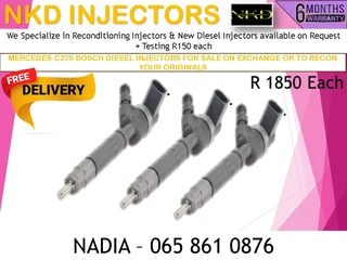Mercedes C270 Diesel Injectors For Sale On Exchange With 6 Months Warranty