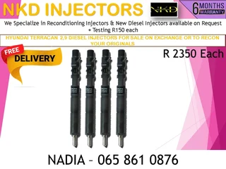 Hyundai Terrican 2.9 Diesel Injectors For Sale On Exchange Or To Recon