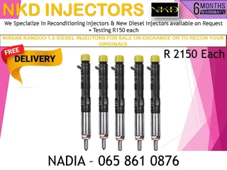 Nissan Kangoo 1.5 Diesel Injectors For Sale Or To Recon