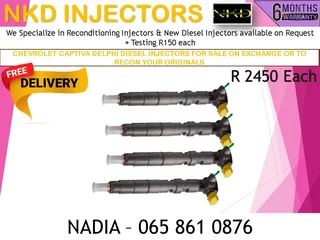 Captiva Delphi Diesel Injectors For Sale On Exchange Or To Recon