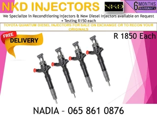 Toyots Quantum Diesel Injetors For Sale Or To Recon