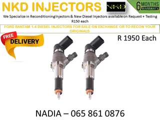 Ford Bantam 1.4 Diesel Injectors For Sale On Exchange With 6 Months Warranty