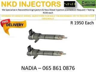 Hyundai H1 Diesel Injectors For Sale Or To Recon