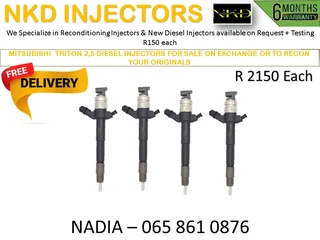 Mitsubishi Triton 2.5 Diesel Injectors For Sale On Exchange