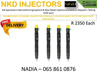 Ssangyong 2l Diesel Injectors For Sale On Exchange With 6 Months Warranty
