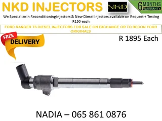 Ford Ranger T6 Diesel Injectors For Sale On Exchange Or To Recon