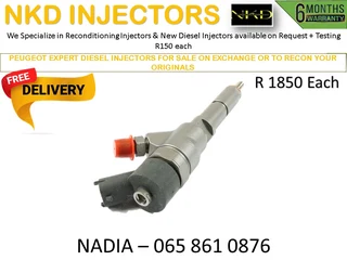 Peugoet Expert Diesel Injectors For Sale On Exchange Or To Recon