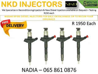 Nissan Np300 Diesel Injectors For Sale On Exchange Or To Recon With Warranty