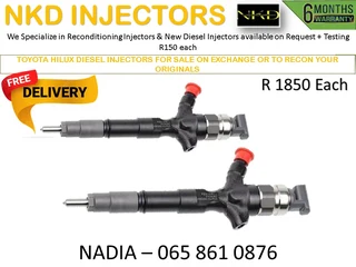 Toyota Hilux Diesel Injectors For Sale On Exchange With 6 Months Warranty