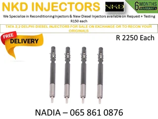Tata 2.2 Diesel Injectors For Sale On Exchange Or To Recon