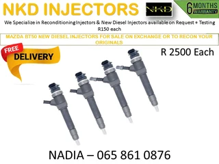 Mazda Bt50 New Diesel Injectors For Sale Or To Recon