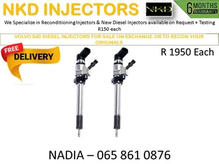 Volvo S40 Diesel Injectors For Sale On Exchange With 6 Months Warranty