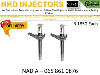 Nissan Pathfinder Yd25 Diesel Injectors For Sale On Exchange Or To Recon