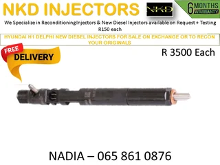Hyundai H1 Delphi New Diesel Injetors For Sale On Exchange Or To Recon With Warrenty