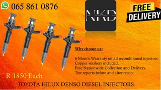 Toyota Hilux diesel injectors for sale on exchange or recon