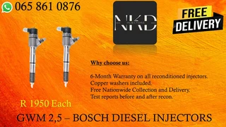 Gwm 2.5 Diesel Injectors For Sale On Exchange
