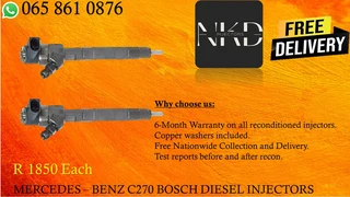 Mercedes C270 Diesel Injectors For Sale On Exchange Or To Recon