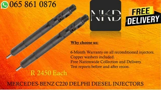 Mercedes C220 Diesel Injectors For Sale