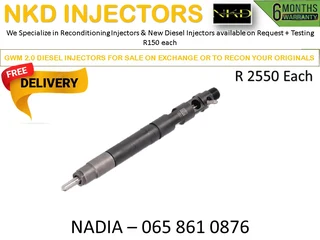 Gwm 2.0 Diesel Injectors For Sale On Exchange Or To Recon