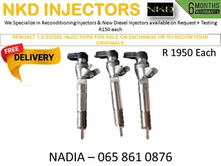Renault 1.5 Diesel Injectors For Sale On Exchange