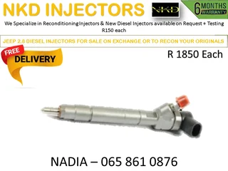 Jeep 2.8 Diesel Injectors For Sale Or To Recon