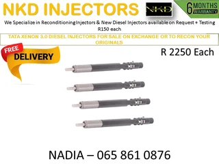 Tata Xenon 3l Diesel Injectors For Sale On Exchange Or To Recon With Warranty