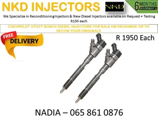 Chevrolet Utility (bosch) Diesel Injectors For Sale On Exchange With 6 Months Warranty