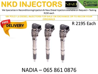 Vw/polo 1.6 Diesel Injectors For Sale On Exchange With 6 Months Warranty