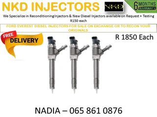 Ford Everest Diesel Injectors For Sale Or To Recon