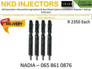 Hyundai Terrican 2.9 Diesel Injectors For Sale On Exchaneg Or To Recon