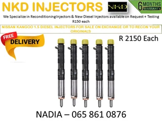 Nissan Kangoo 1.5 Diesel Injectors For Sale Or To Recon